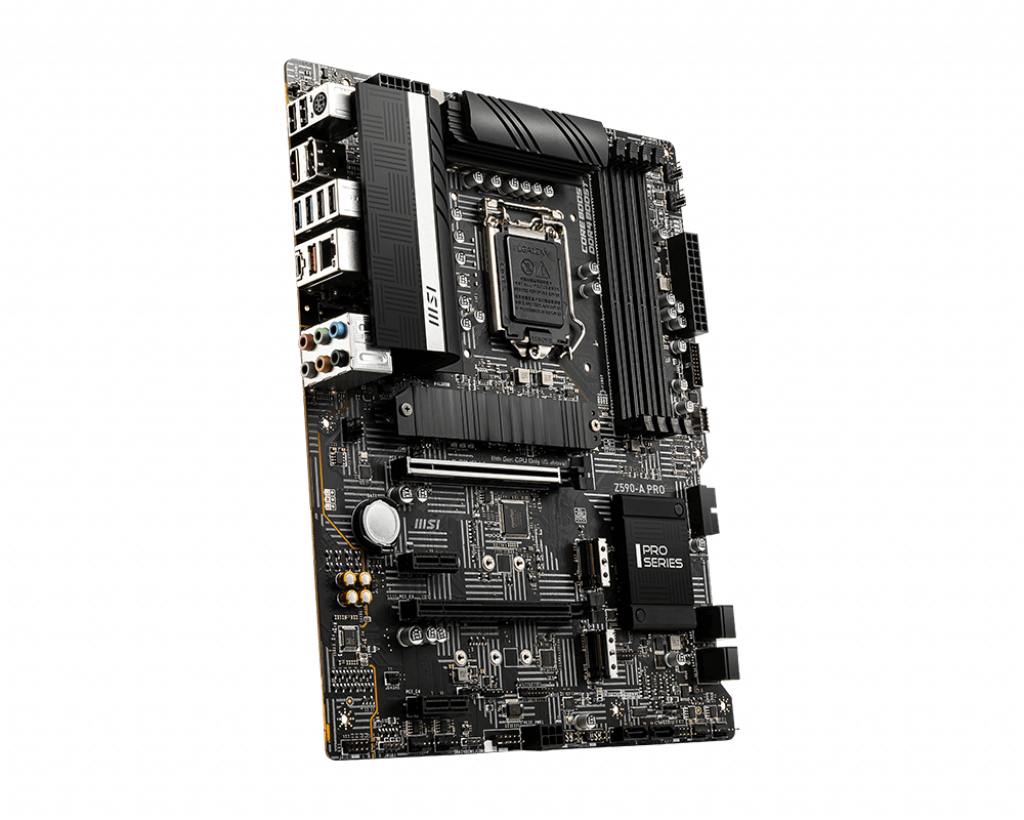 Bekijk afbeelding 3 van MSI Z590-A PRO LGA1200 4x DDR4 ATX MB